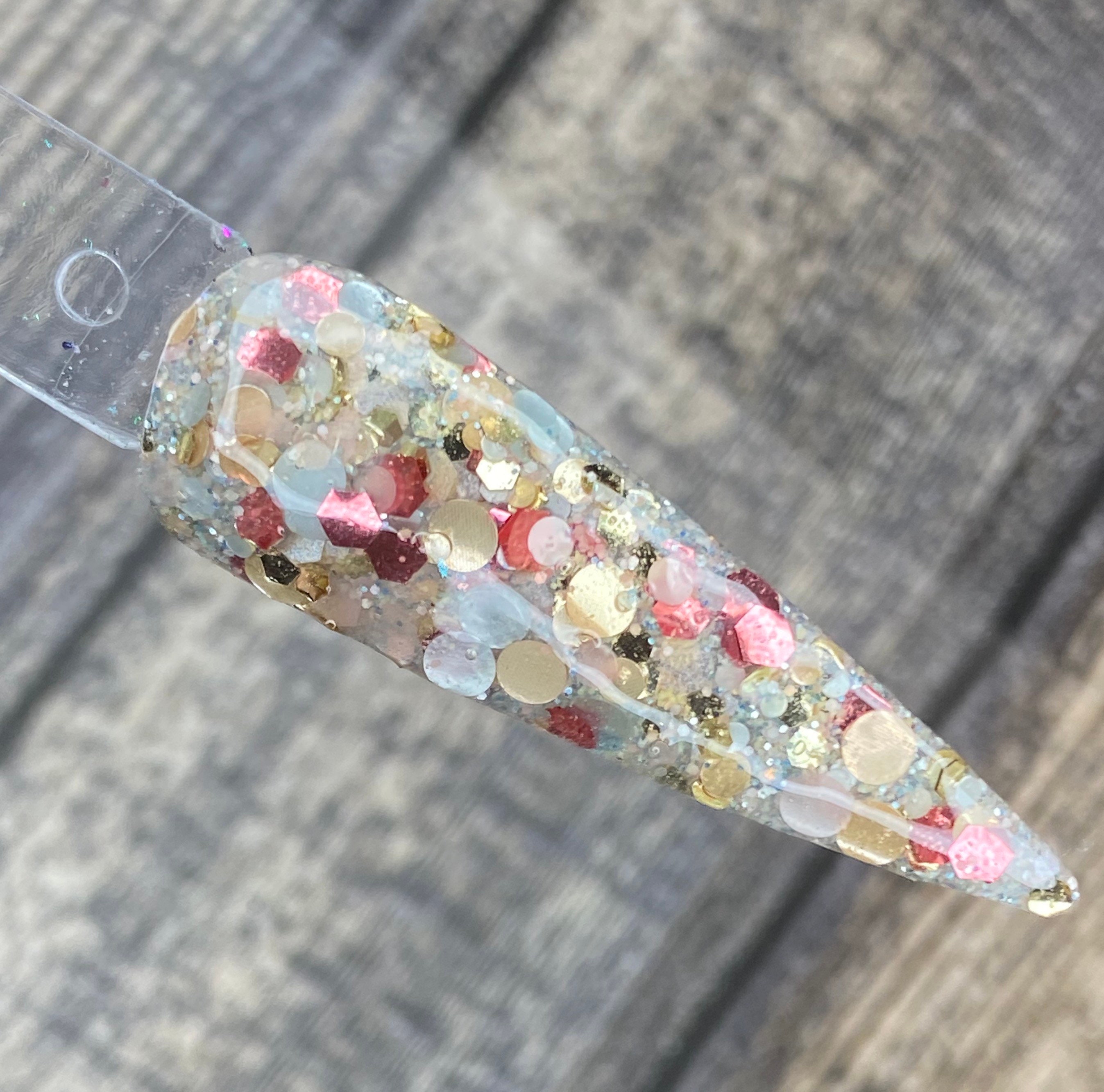 Vintage Summer- Glitter Acrylic Nail Dip Powder
