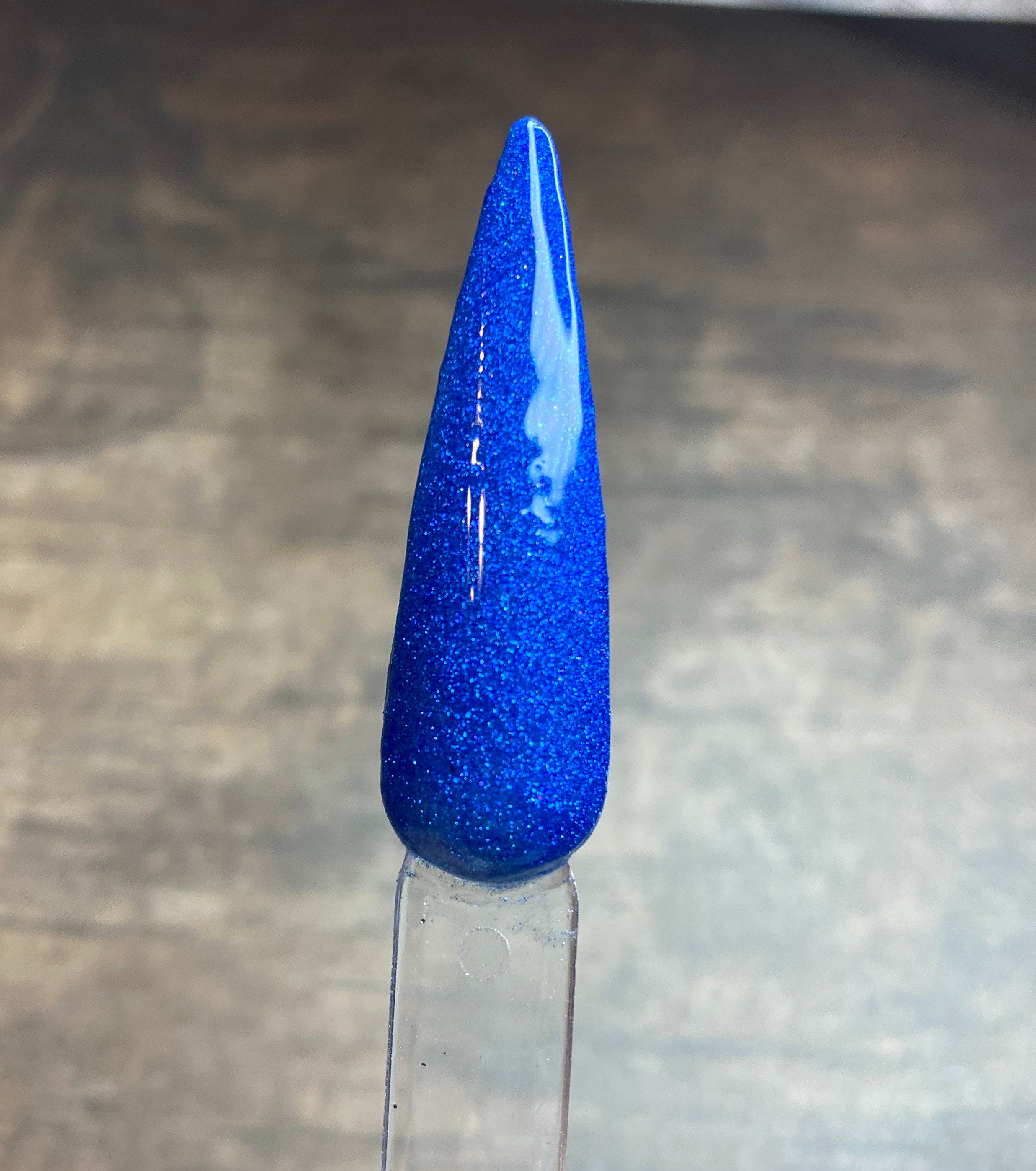 Lucy A Deep Blue Eco Glitter Nail Dip Powder | Etsy