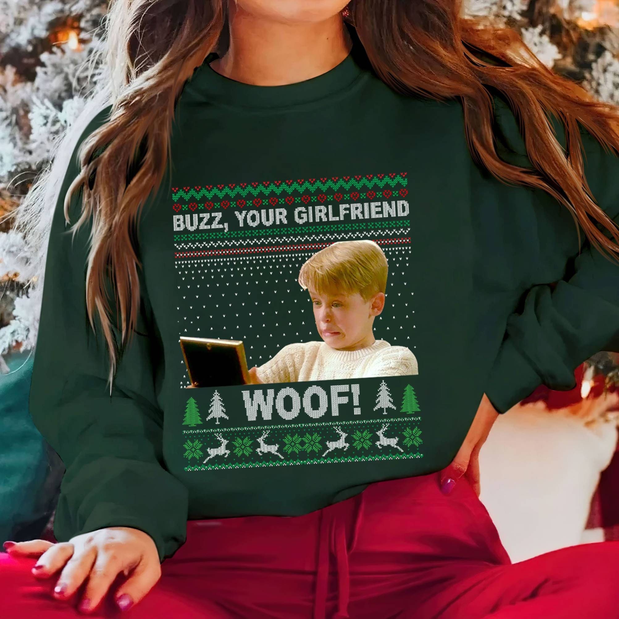 Discover Home Alone Christmas Sweatshirt, Kevin Mccallister Home Alone Sweatshirt