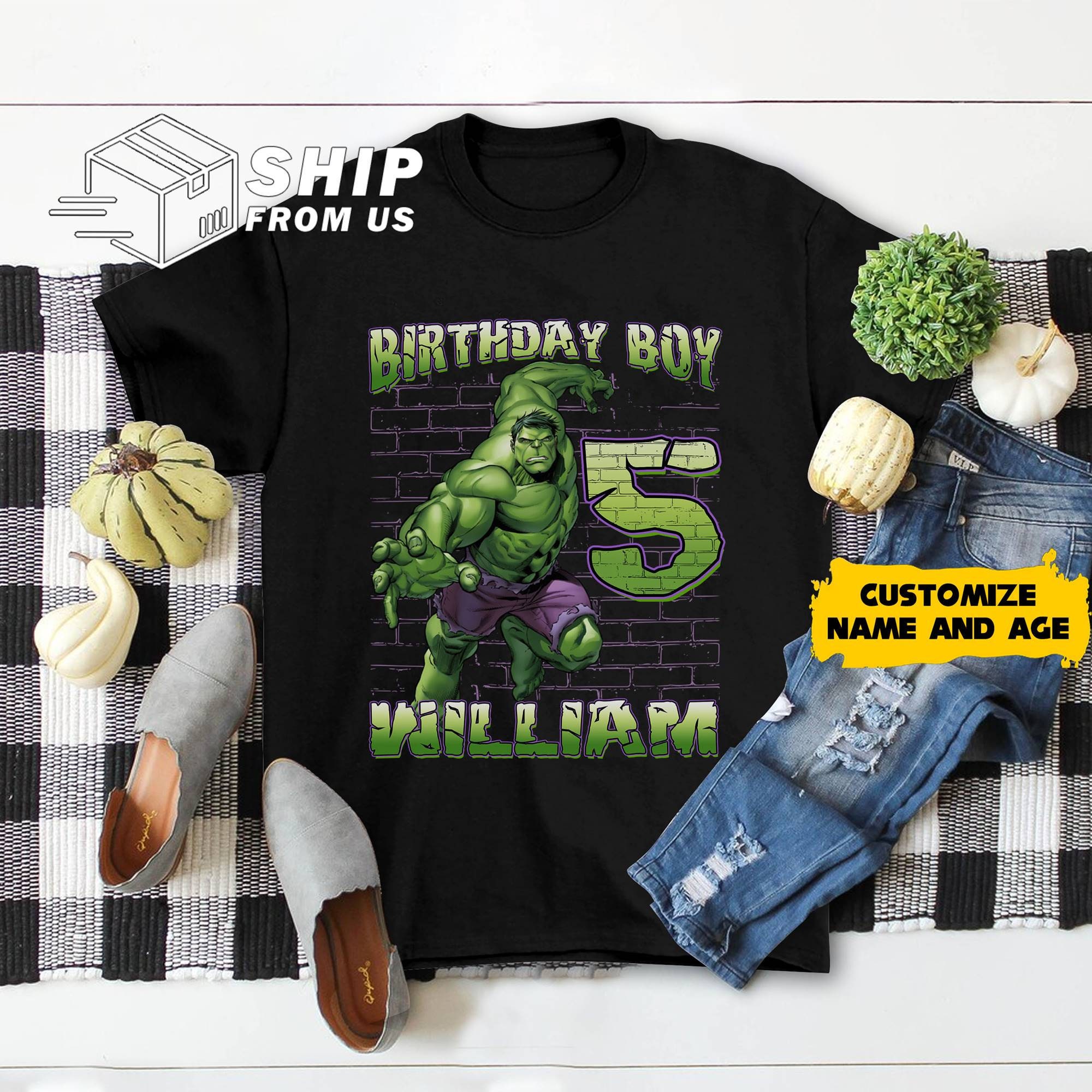 The Hulk Shirt Personalized Hulk 