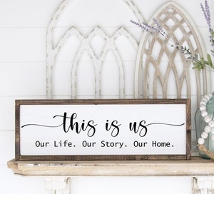 This is Us Family Wall Art Signs for the Home Living Room Sign ...