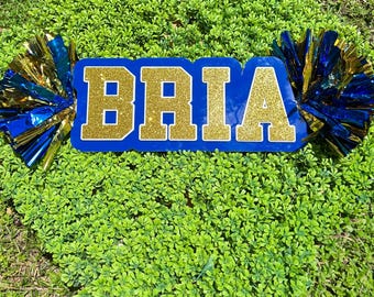 Cheer Stick, Acrylic Spirit Stick, 3 Color, Game Day Sign, Sport Mom Sign, Cheer Mom Sign, Personalized Name Sign, Student Name Cheer Stick