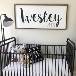 Baby Name Sign, Baby Nursery Sign, Personalized Nursery Decor, Name Sign for Baby, Nursery Name Sign Girl, Baby Boy Sign, Kids Name Sign