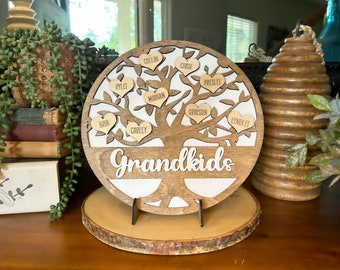 Personalized Family Tree Gifts, Personalized Family Tree, Engraved Family Tree, Family Tree Wall Decor, Personalized Gifts, Gifts for Mom