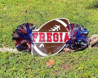Football Cheer Stick, Football Mom, Softball Spirit Stick, Acrylic, 3 Color, Game Day Sign, Sport Mom Sign, Student Name Cheer Sticks