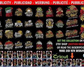 Mexico Chingón svg Publicity listing - Don't purchase this - Get the collection on my Etsy Shop - Visit my shop - 9 file formats