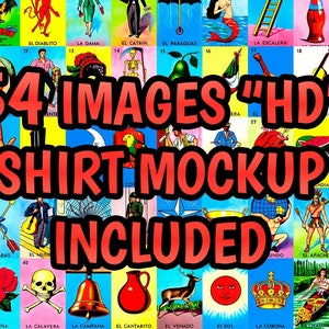 Klassische Lotterie – 54 Bilder (JPG) Hohe Qualität – Perfekt für die Sublimation – Mockup inklusive – Digitale Datei + 99 TABELLEN (PDF) Sofortiger Download