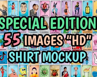 Loteria Special Edition - 55 images (png) with High Quality - Perfect for sublimation - Mockup Included - Digital file - Instant Download