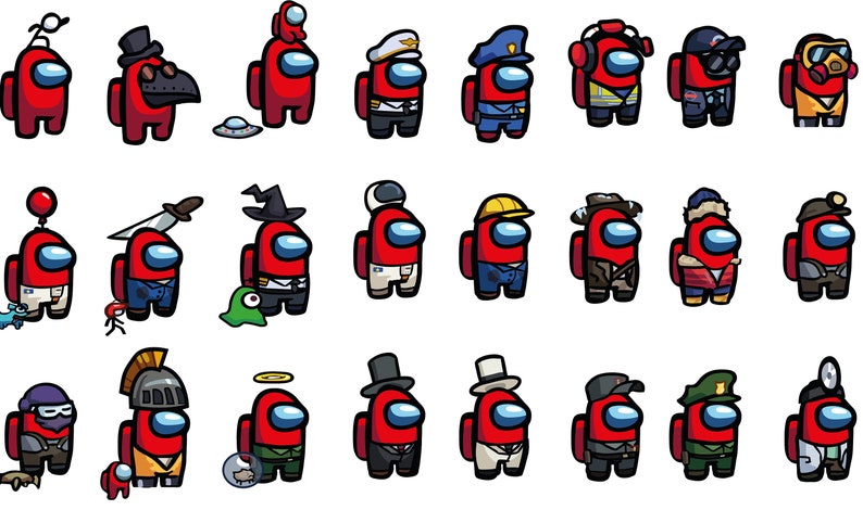 Download Among Us Svg Complete Pack Among Us Pets Among Us Outfit ...