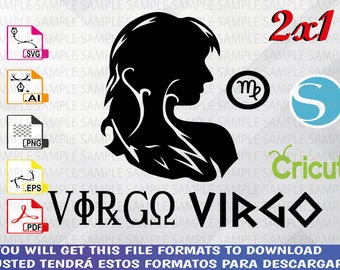 Virgo Zodiac Sign August 23 – September 22 - Zodiac Sign Svg - Zodiac Bundle Svg - Astrology Sign Svg - Horoscope Svg - (5 files formats)