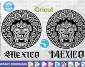 Mexican Quetzalcoatl Silhouette - Mexico svg - Amor a la mexicana -9 file formats - Mexico Vector - Digital File - Instant Download