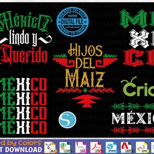 Chingón Mexique svg - Mexique v6 - Amour mexicain - Motifs mexicains svg - Enfants du maïs