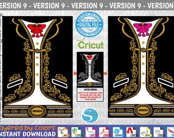 Mariachi Svg V9 - Mariachi Vector - Mariachi Editable - Cut file - Sublimation - Screen Printing - Fiestas patrias Viva México - Editable