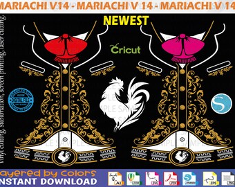 Mariachi Svg V14- Mariachi Vector - Mariachi Editable - Cut file - Sublimation - Screen Printing - Fiestas patrias Viva México