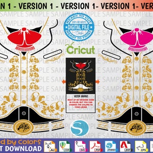 Mariachi Svg V1 - Mariachi Vector - Editable Mariachi - Cut file - Sublimation - Screen Printing - Fiestas patrias Viva México
