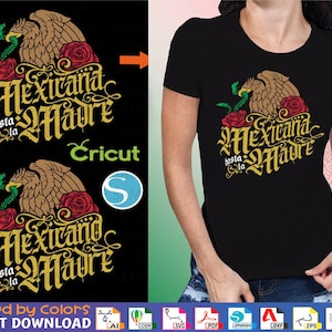 Mexican chingón svg - 2 in 1 - Mexicana hasta la madre - Mexicano hasta la madre Vectores Mexicanos  Viva México svg México lindo y querido