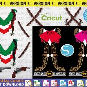 Mariachi Svg V5 - Mariachi Vector - Mariachi Editável - Arquivo cortado - Sublimação - Serigrafia - Fiestas patrias Viva México