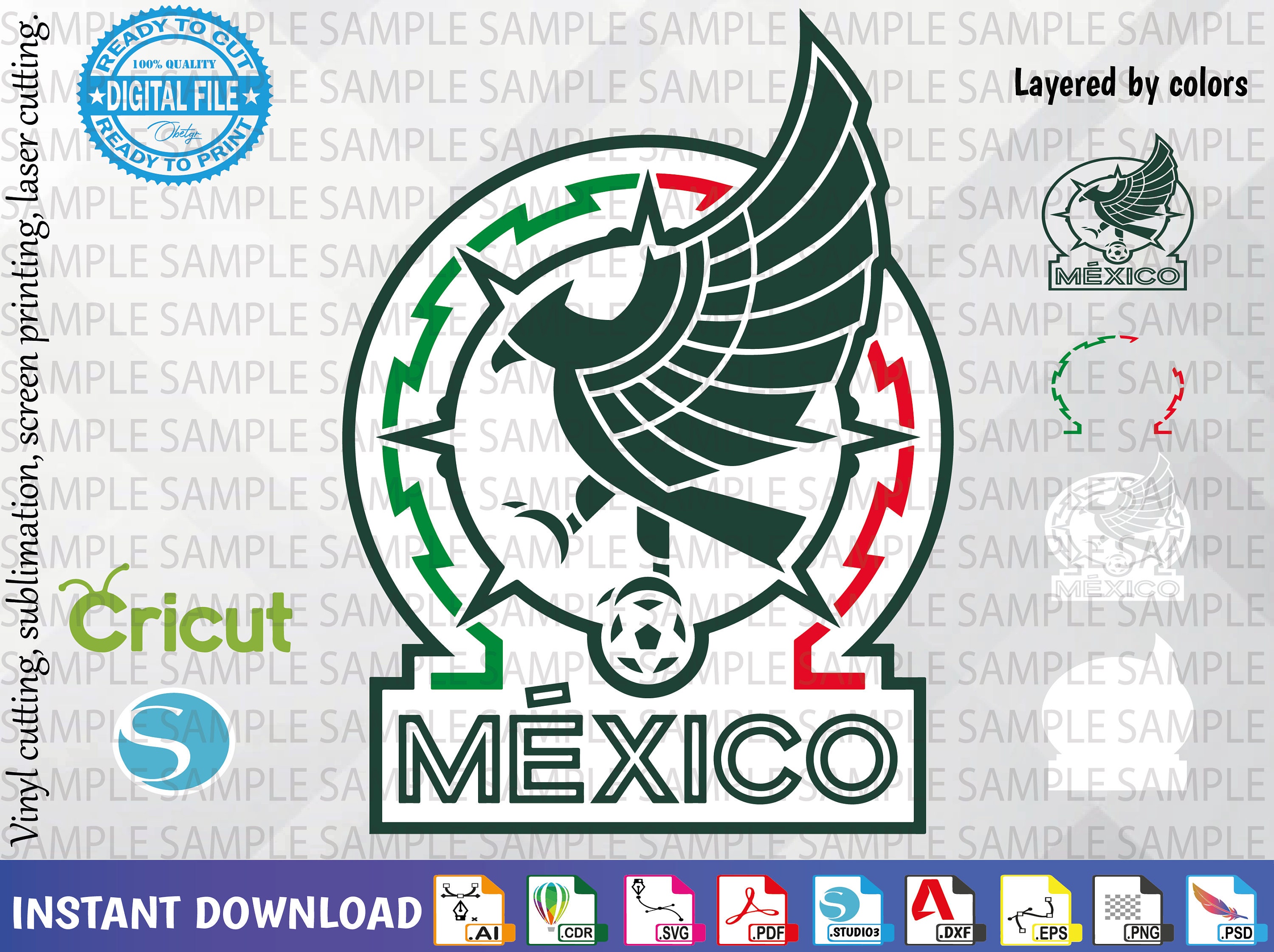 mexico soccer logo svg