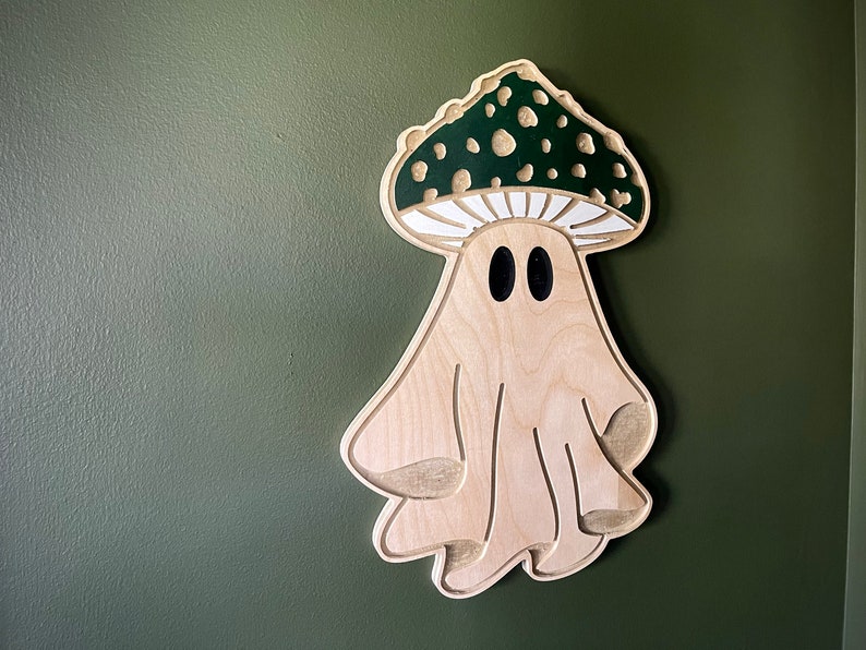 Mushroom Spirit Forest Green image 1