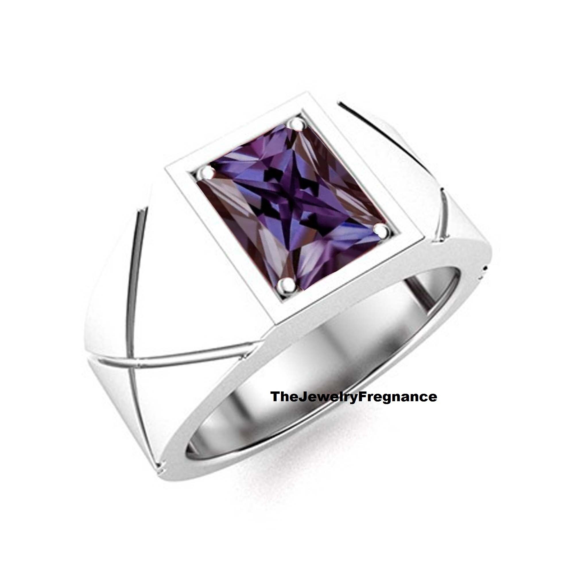 Men's Alexandrite Ring Alexandrite Engagement Ring Etsy