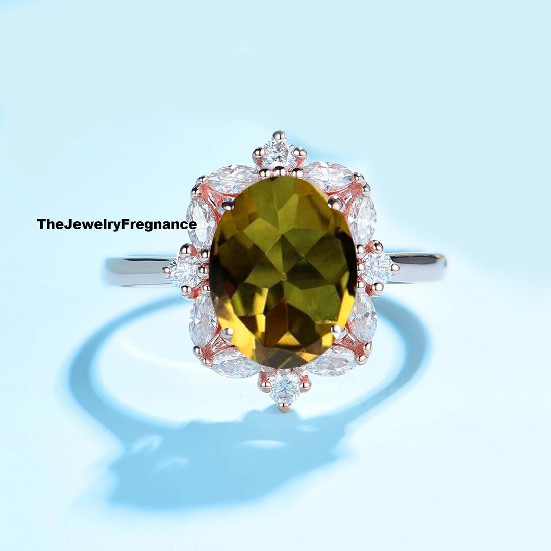 Zultanite Wedding Ring Color Changing Gemstone Ring Dainty Etsy