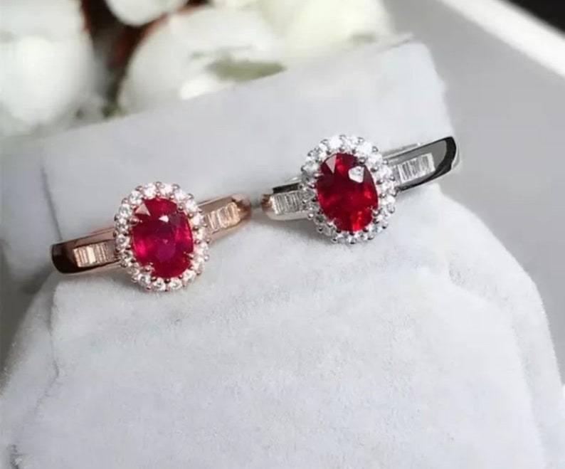 Ruby Gf Silver Ring 925 Sterling Silver Ring Engagement Ring Wedding Ring Anniversary Ring July Birthstone Ring Ruby Stylish Ring