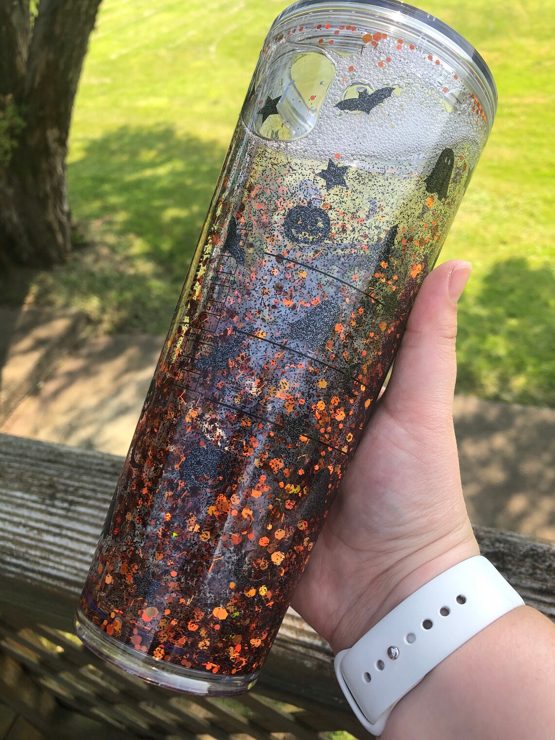 Halloween Starbucks Tumbler Etsy