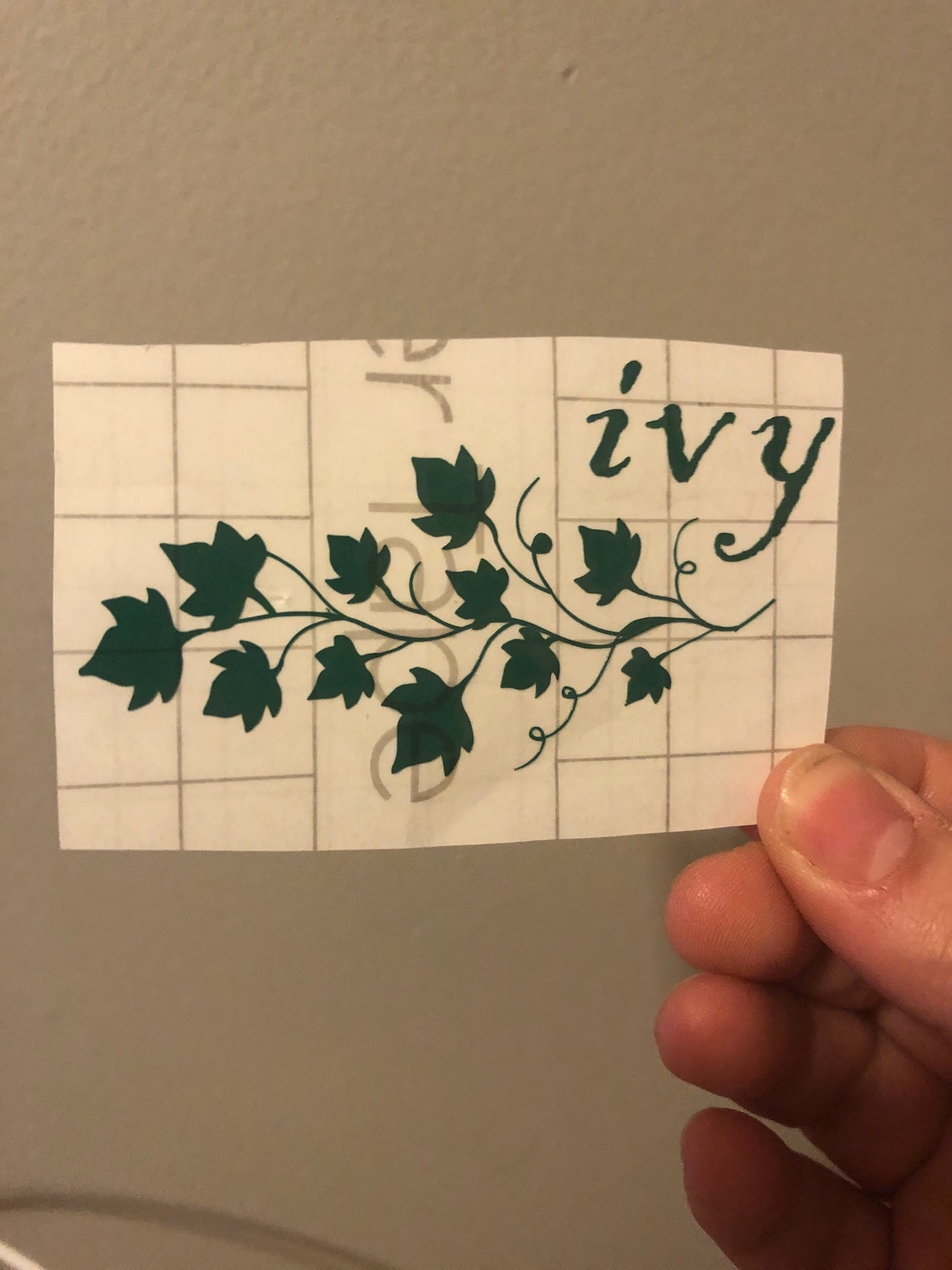 Taylor Swift ivy decal Etsy