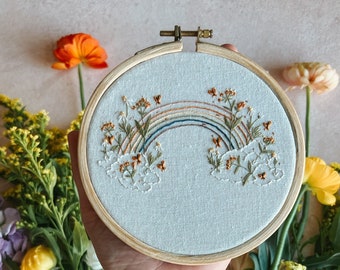 Embroidery Kit: Rosé Rainbow