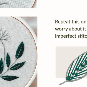 Embroidery Kit: Elderflower, DIY for beginner to intermediate image 3