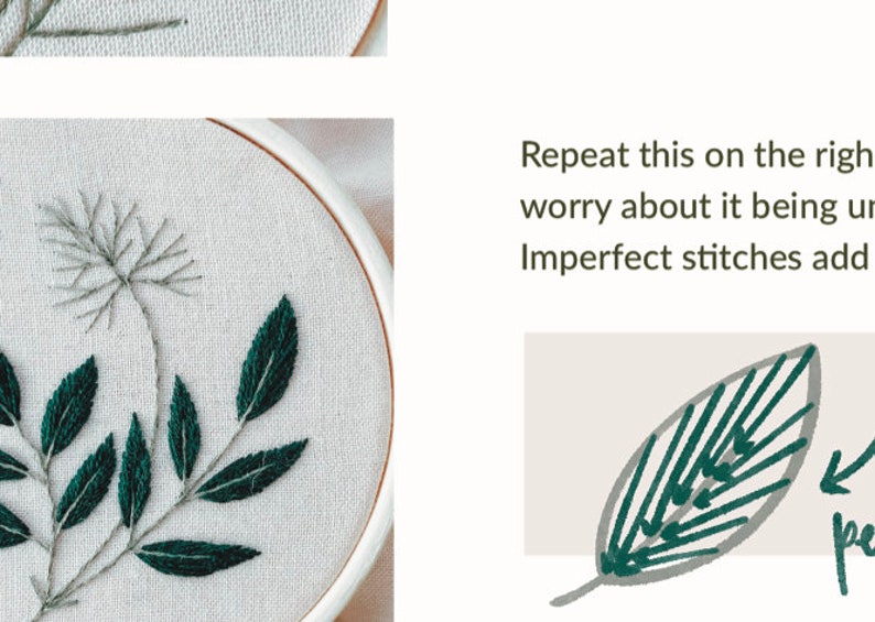 Embroidery Kit: Elderflower, DIY for beginner to intermediate image 3