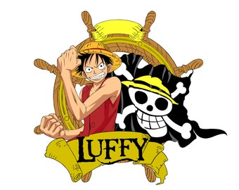 Monkey D Luffy Svg Etsy