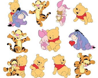 Free Free 97 Baby Winnie The Pooh Characters Svg SVG PNG EPS DXF File