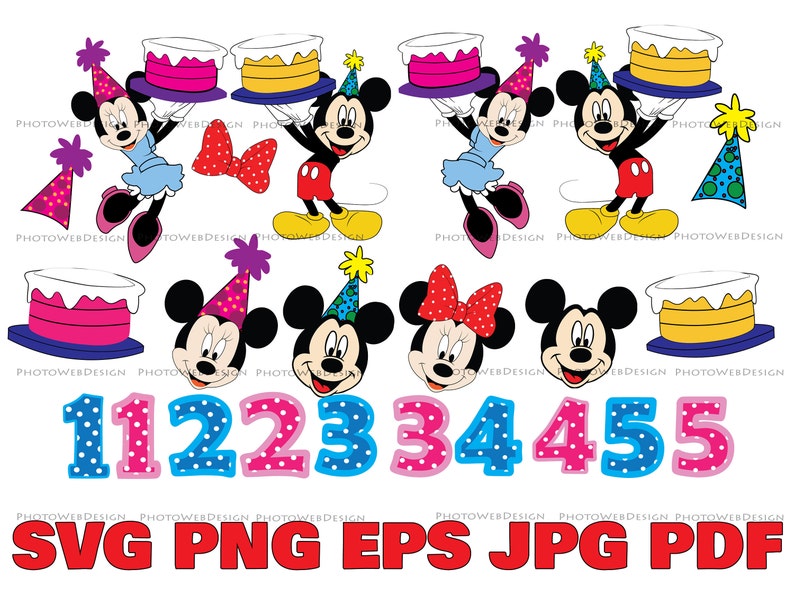 Free Free Mickey Mouse Birthday Svg Free 284 SVG PNG EPS DXF File