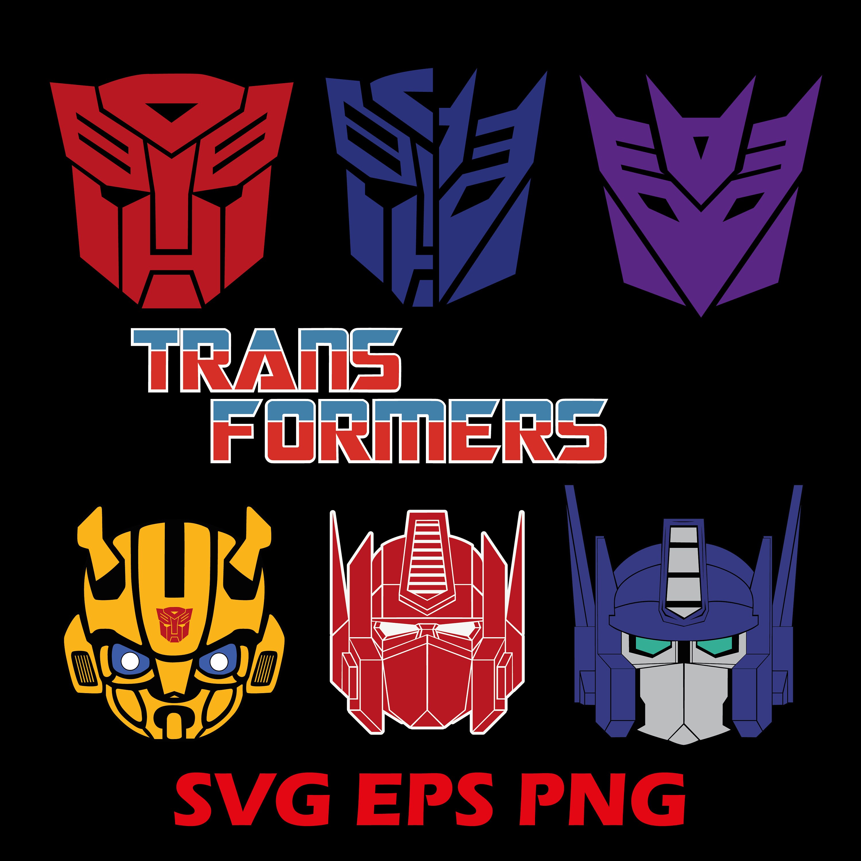 Transformers svg Optimus Prime Transformers logo Autobot | Etsy