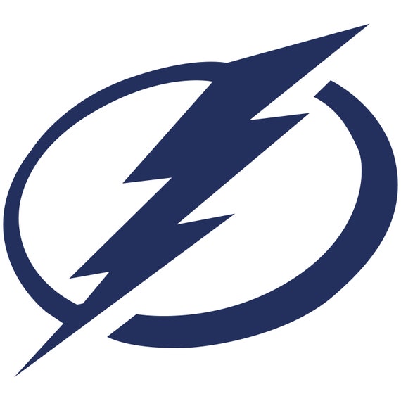 NHL logo Nhl team Hockey SVG Tampa Bay Lightning logo svg | Etsy