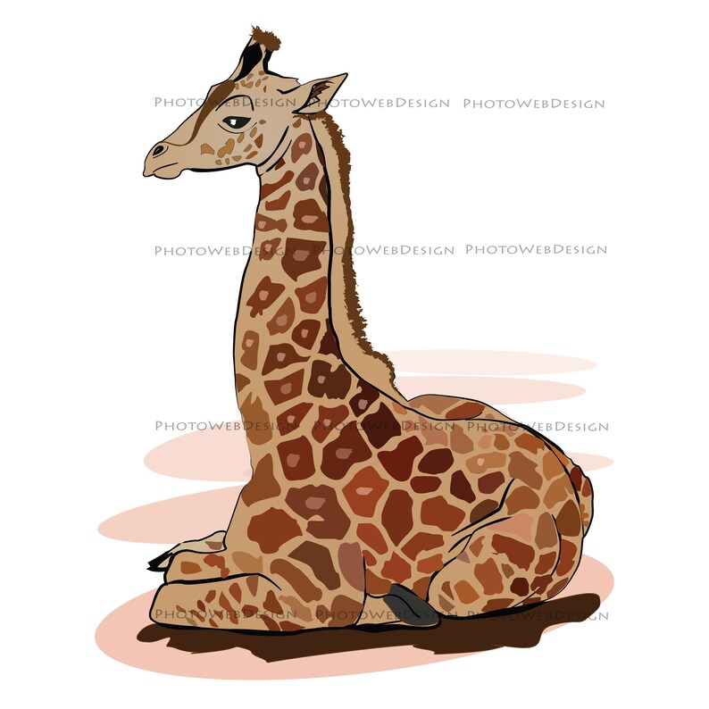 Sweet Baby giraffe SVG. Cut files. Printable print ...