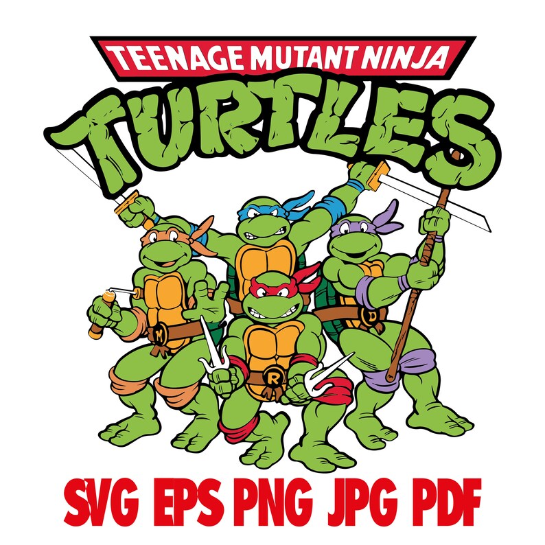 Download Png Transparent Digital Clipart Scrapbooking Clipart Turtles Svg Cricut Svg Eps Pdf Jpg 300 Ppi Teenage Mutant Ninja Turtles Clipart Clip Art Art Collectibles