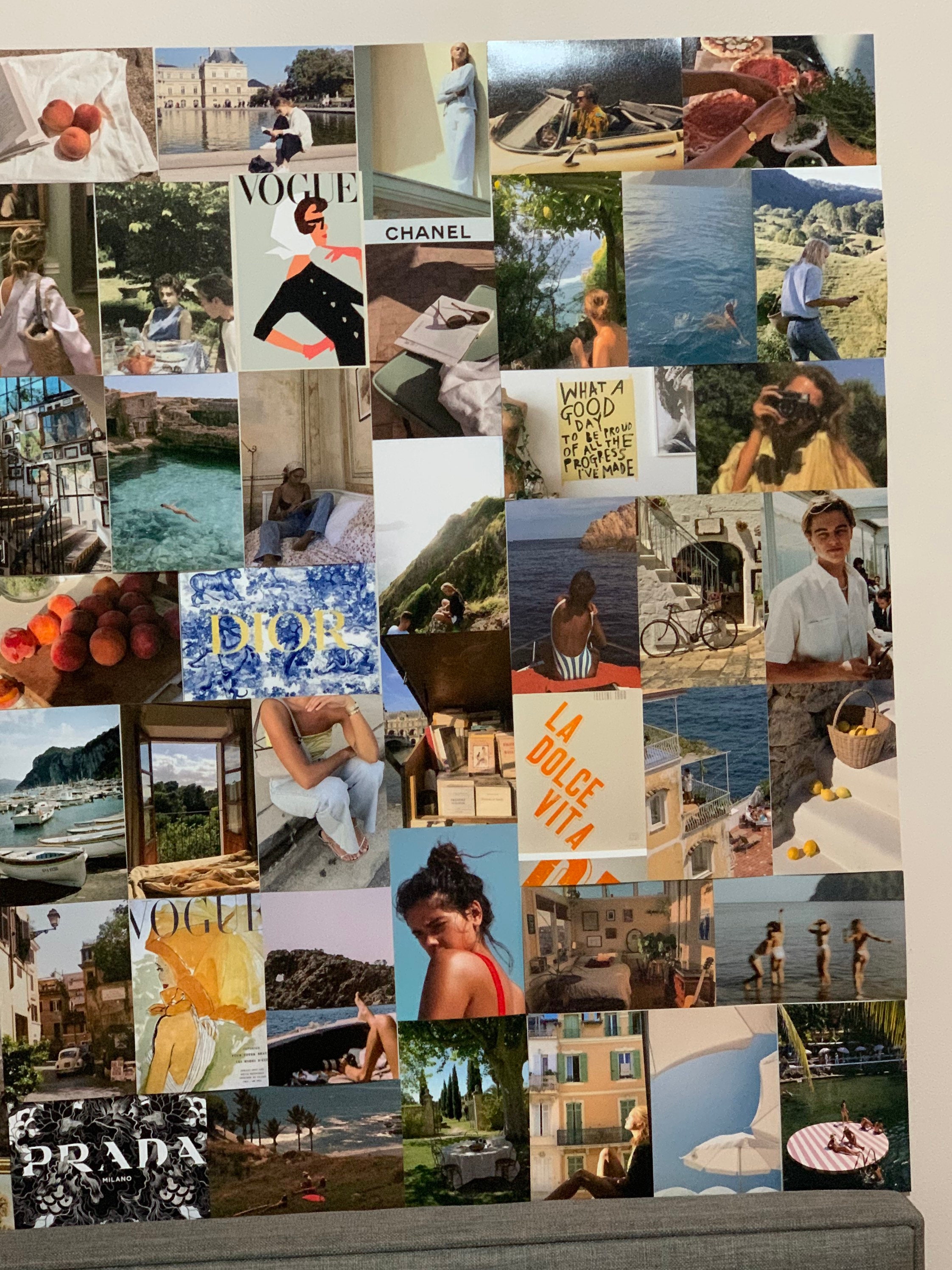 European Summer Photo Wall Collage Kit PICK SIZE Etsy