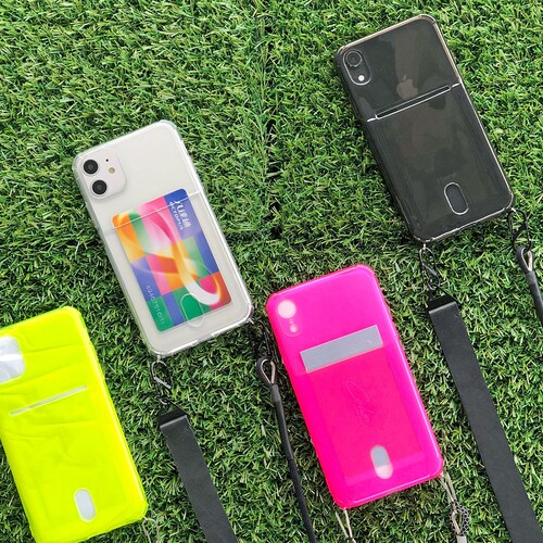 Iphone Case With Long Strap PU Leather Crossbody Portable Etsy