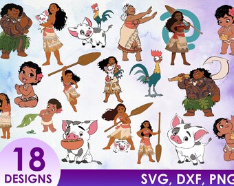 Pua Moanas Cute Pig Svg Moana Clipart Moana Studio3 Moana Etsy