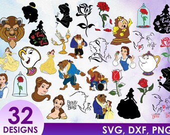 Beauty Beast Png Etsy