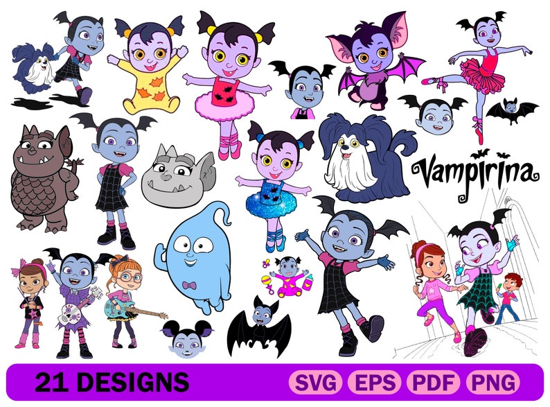 Vampirina svgVampirina pngVampirina clip artVampirina | Etsy