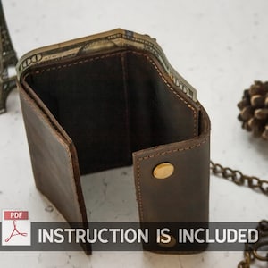 Kleine Brieftasche Muster, Ketten Brieftasche Muster, Brieftasche Pdf, Leder Brieftasche Pdf, Männer Brieftasche Pdf, Frauen Brieftasche Pdf, Leder Mann Brieftasche Muster