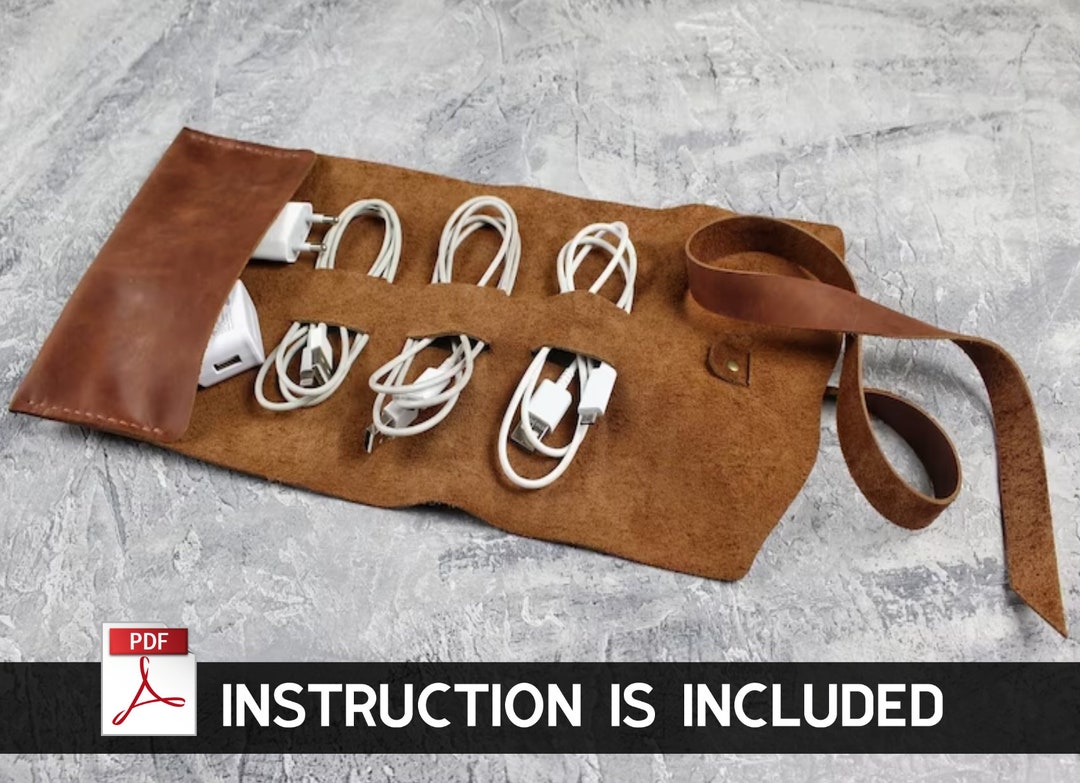 Tech Accessories Case Pdf, Tech Accessories Case Pattern, Leather Tech Case Pattern, Leather