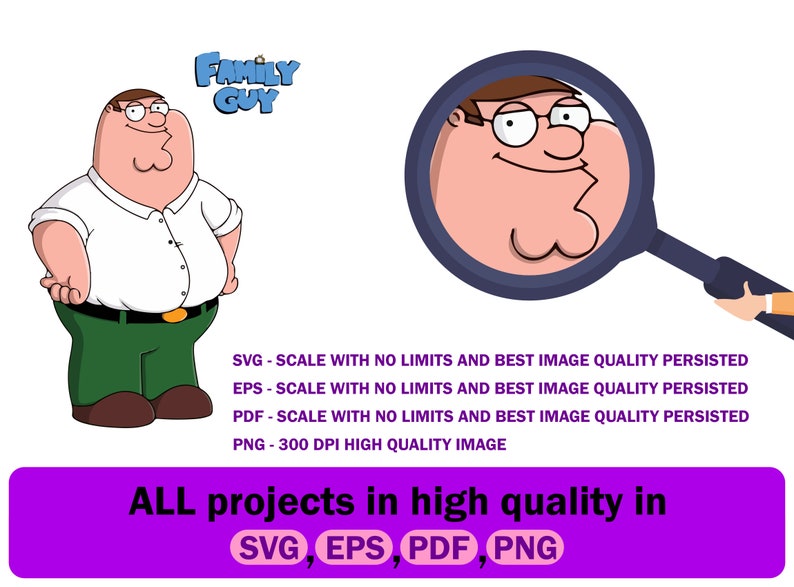 Download Family guy svg filesFamily guy pngGriffin svgGriffin | Etsy