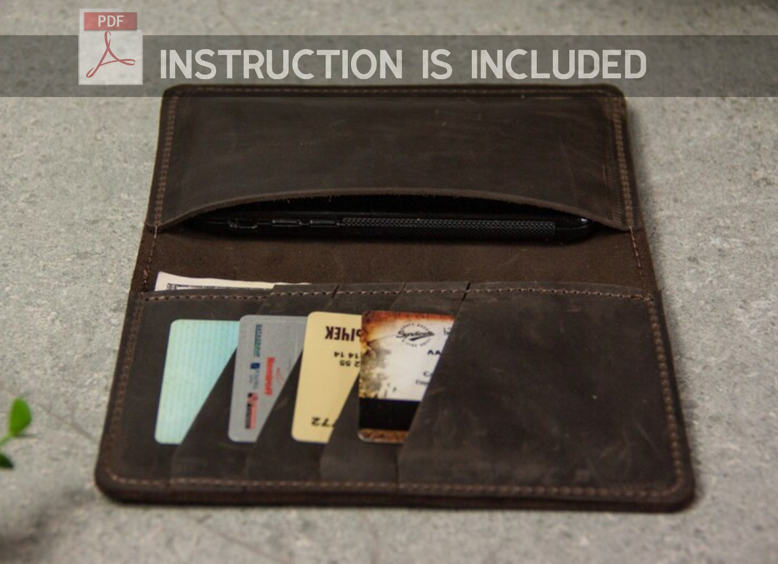 Checkbook Wallet Pattern Checkbook Cover Pattern, Checkbook Cover Pdf, Leather Checkbook Cover ...