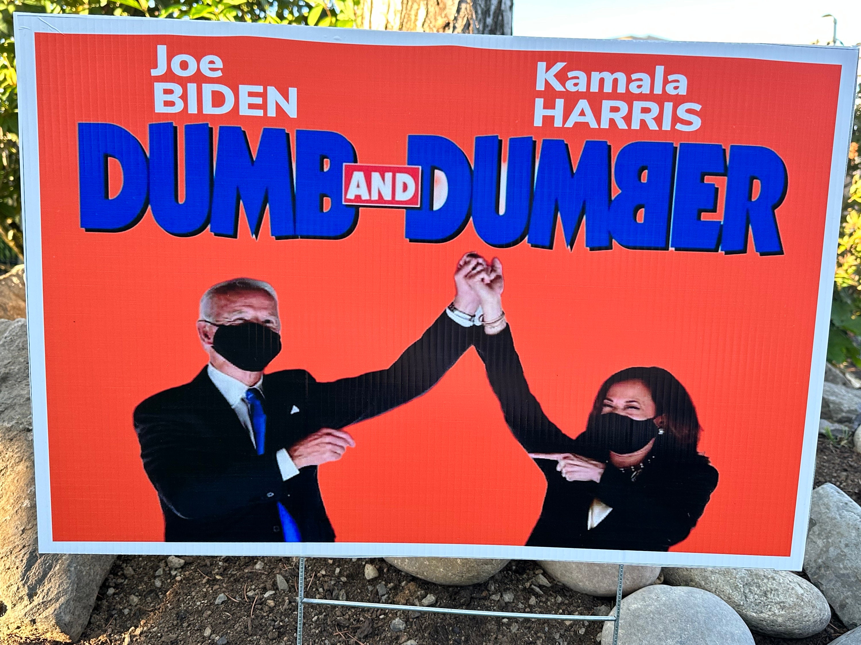 Joe Mama funny and humor political election yard lawn sign 18x24