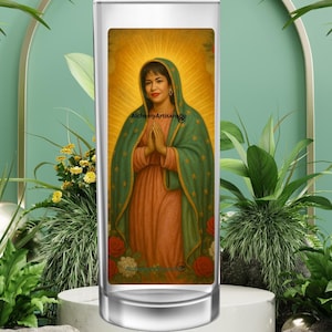 Our Lady de Selena Prayer Candle – Tejano Saint Tribute Candle | Saint Selena Candle | Selena Prayer Candle | 7 day Prayer Candle | Selena