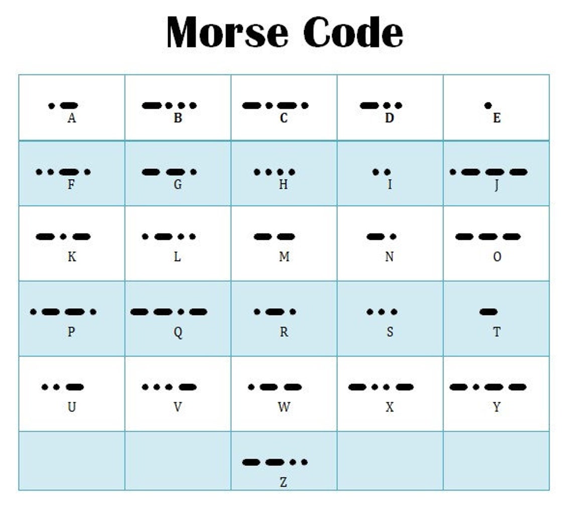 Braille Morse code Tribal Or Barcode Name or Word Decal Etsy